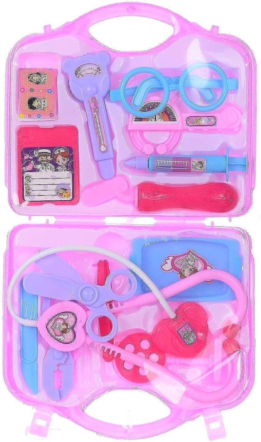 Family Doctor Equipments Box Multi Color