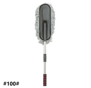 Microfiber Car Cleaning Brush, Portable Car Duster, Outdoor or Indoor Use with Unbreakable Retractable Long Handle - Random Color