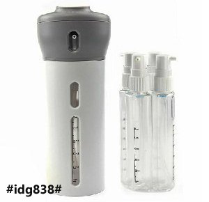 Travel Bottles Set (Upgraded Version), 4-in-1 Organized Leak Proof Travel Size Toiletries, Refillable Travel Liquid/Lotion Container Kit - TSA Approve