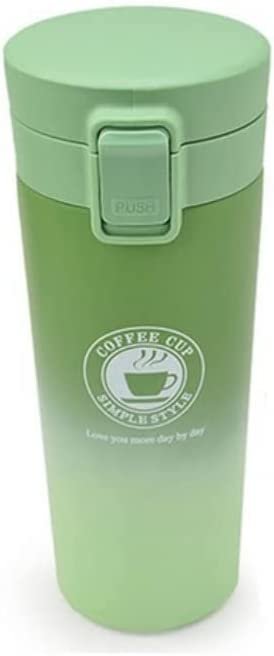 Portable Stainless Steel Thermal Travel Mug with Double Wall Design Keeps Temperature and Cold for 6 Hours, Thermos for Travel - 380ml