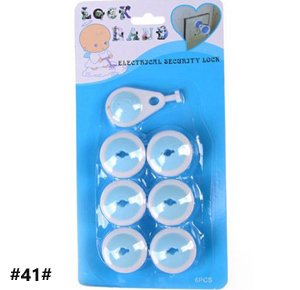6pcs3 hole outlet plug covers electric outlet plug covers child safety plug protector socket cover
