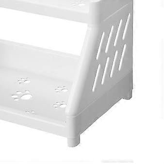 3-Tier Multipurpose Desk Organizer & Storage Rack | Space-Saving Stationery & Makeup Caddy with 2 Hanging Side Cups