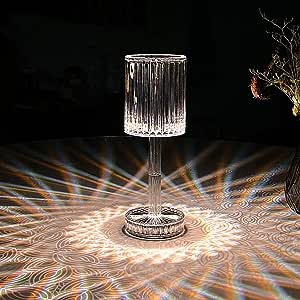16 Colors Crystal Table Lamp Diamond Lamp MultiColor Remote Control