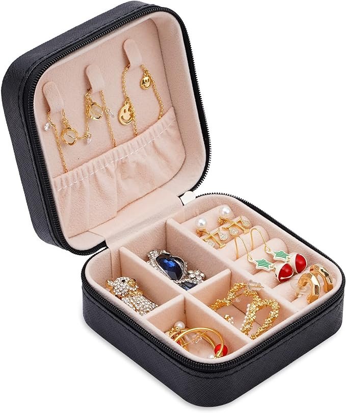 Mini Portable Jewelry Box, Assorted color