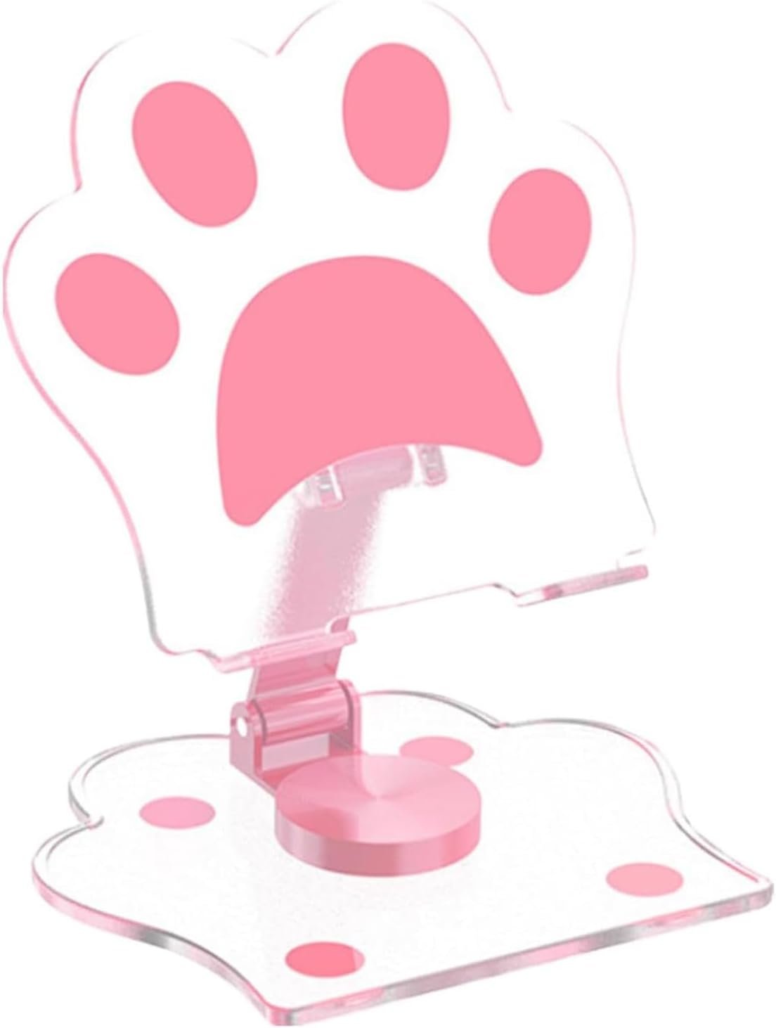 Cell Phone Stand, 360 Rotating Angle Height Adjustable Holder Design with Pad for Desk Mobile Phone Holder Compatible with All Mobile Phone