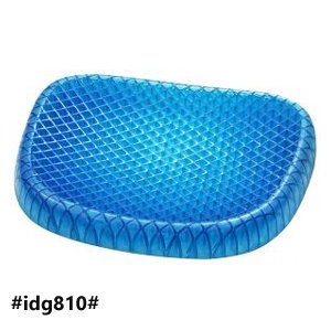 Gel Seat Cushion Comfort Blue Honeycomb