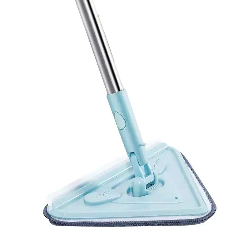 Multifunctional triangle Mop for Wash Floor 360 Cleaning Easy Rotating Mop Window Car Cleaning Spin Mop with 2 Microfiber Mop Pad