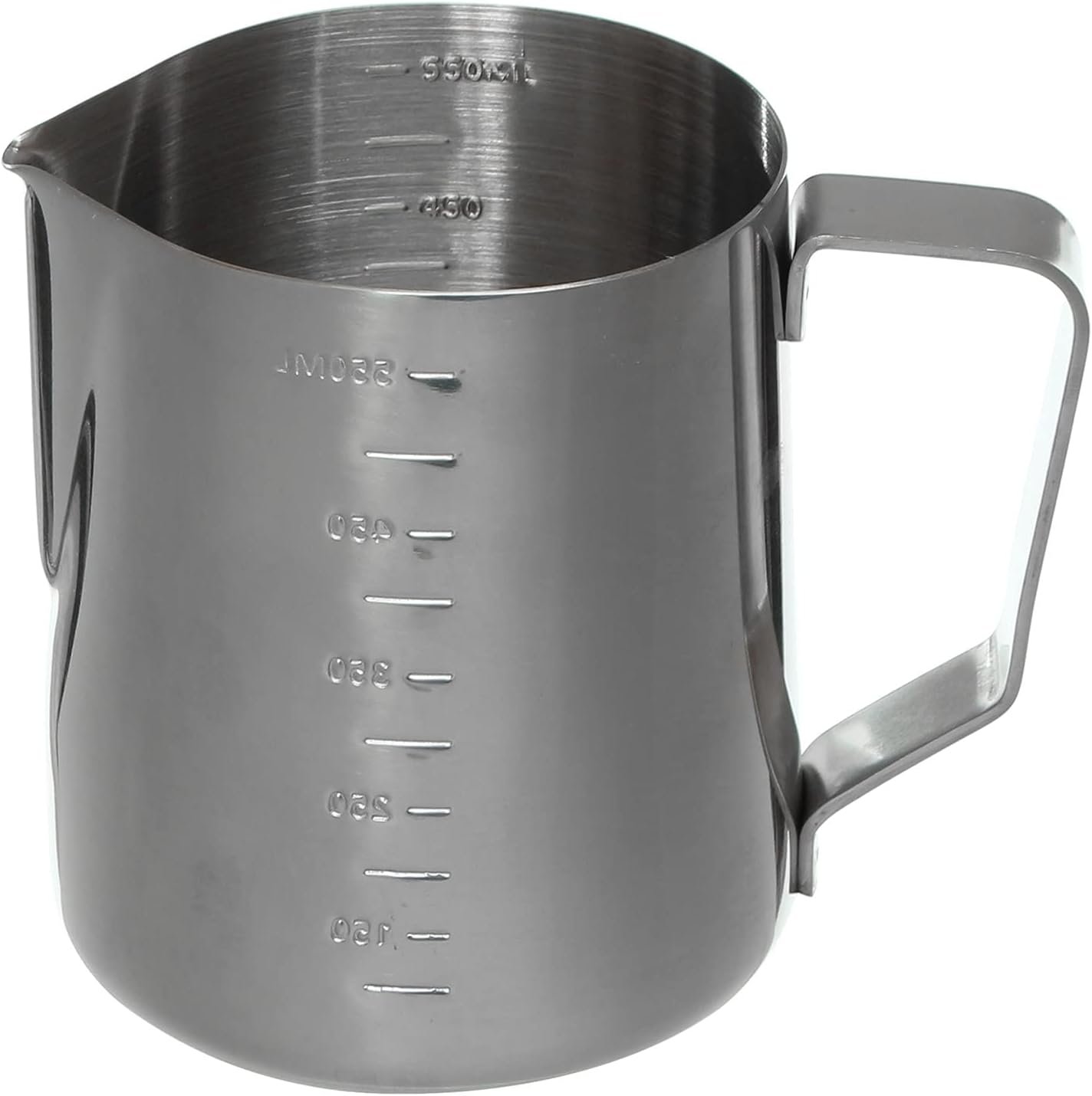 Milk Jug Stainless Steel Milk Pitcher, Milk Frothing Jug for Making Coffee Cappuccino (350ml)