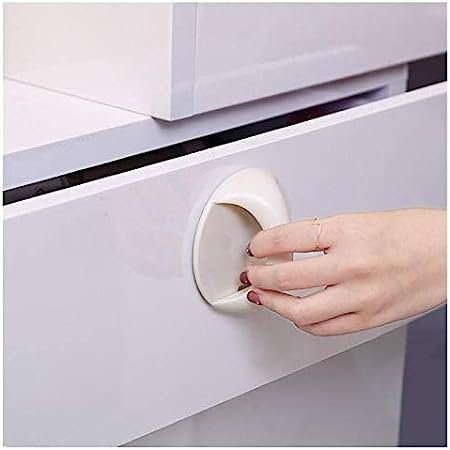 Self-Stick Instant Cabinet Drawer Handle Helper Auxiliary Kitchen Cabinet Door Window Handle Sticker Convenient Opening Stick-on Handles