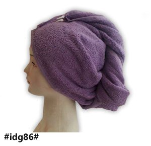 Hair Towel, Microfiber Hair Turban for Wet Hair, Super Absorbent Quick Dry Hair for Women, Long Thick Hair purple