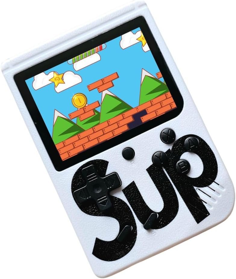 electronic gaming device with 400 different games and a rechargeable battery