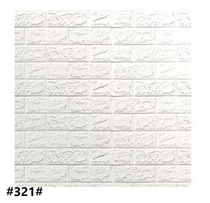Self-adhesive brick wall sticker