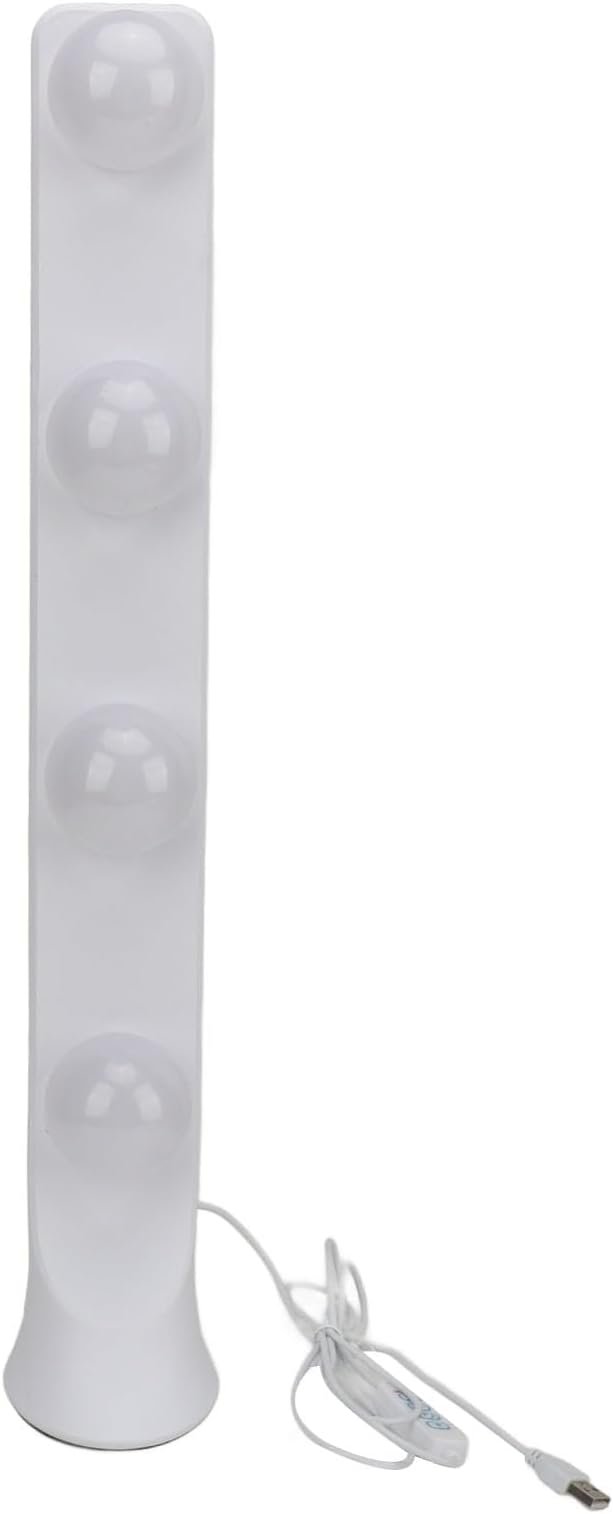 LED Vanity Light, Bright 4 Lamp Beads 3 Color Temperature Uniform Lighting with USB A Portable Makeup Light for Bedroom Bathroom Dressing Room