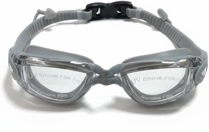 cSwimming Goggles - Anti-Fog, UV Protection, Leak-Proof Wide View Lenses with Soft Silicone Gasket and Easy-Adjustable Strap for Adults, Men, and Women.