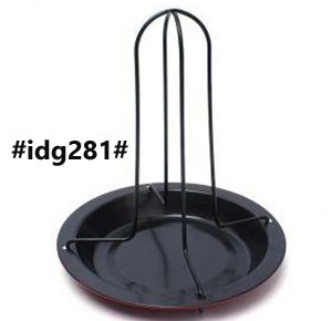 Non-Stick Upright Vertical Chicken Roaster - Black
